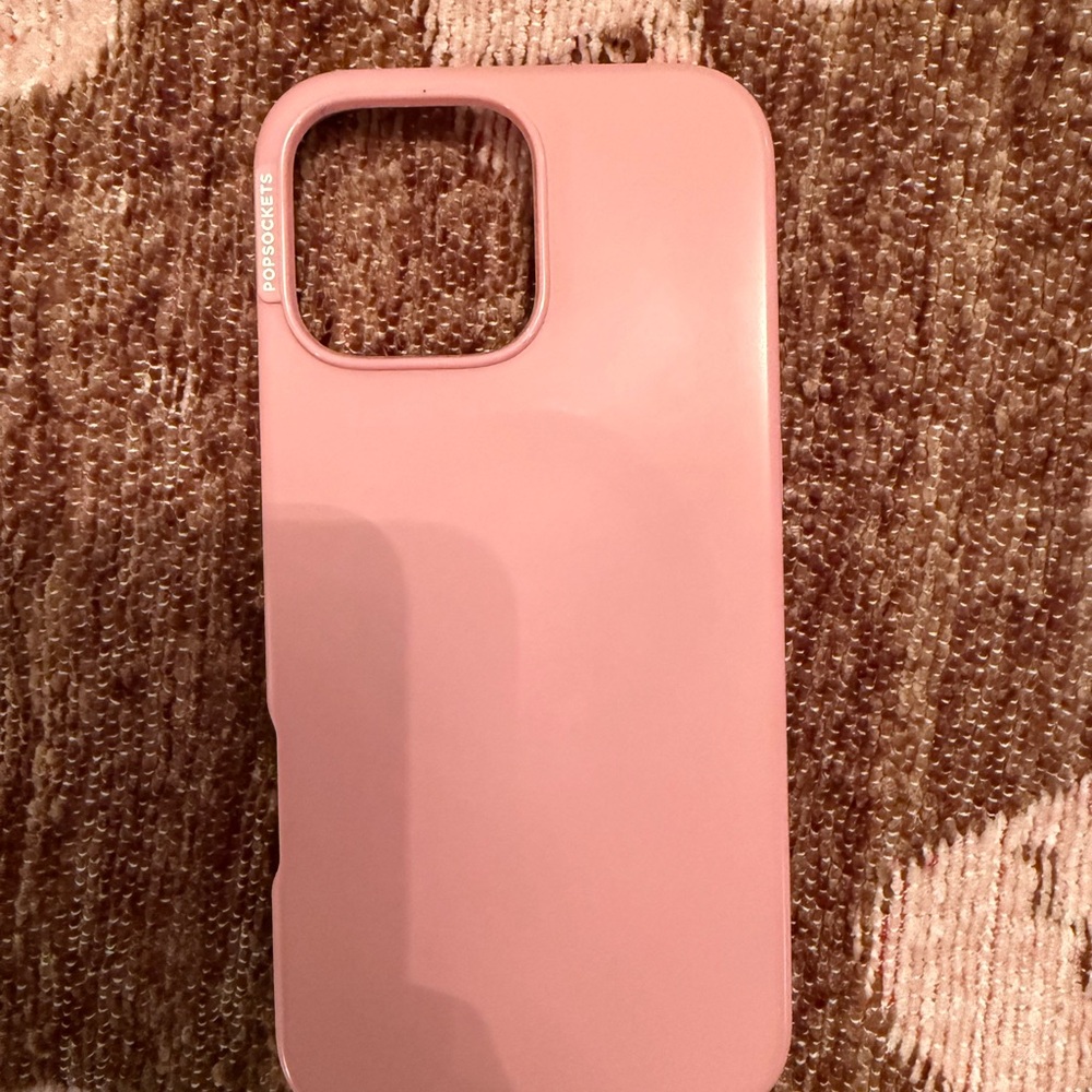 PopSocket Blush Pink Phone Case for iPhone 16 pro max